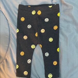 Old Navy Kids Leggings with Colorful Smiley Faces